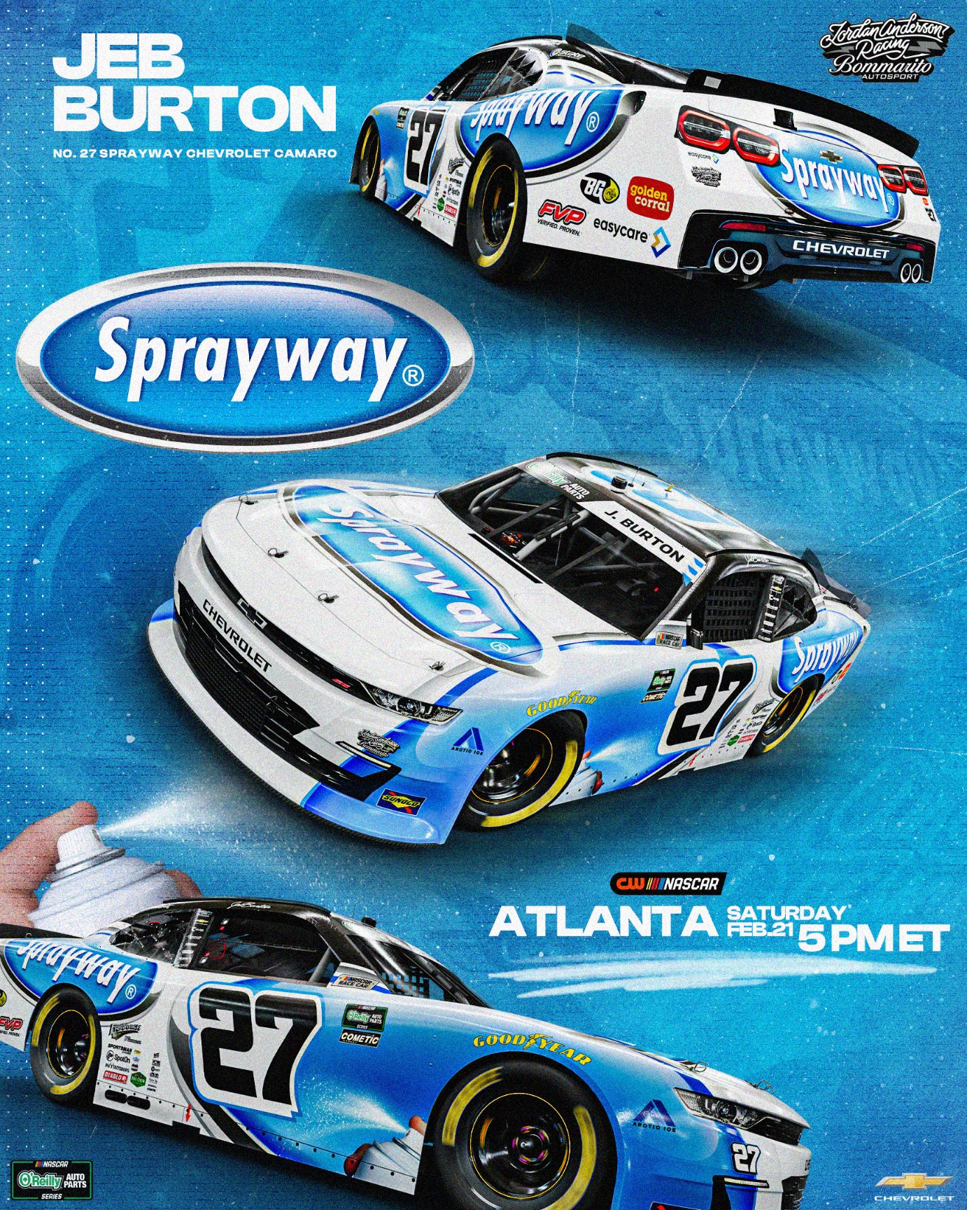 Jeb Burton Atlanta Scheme