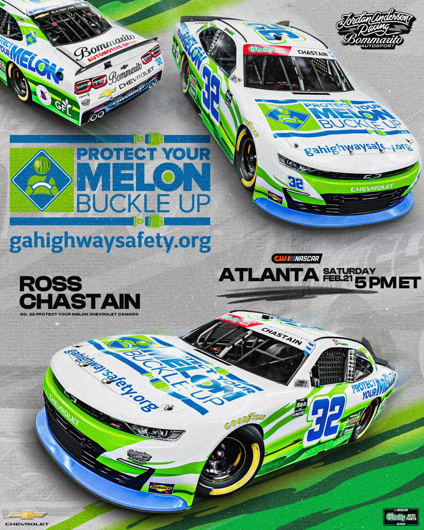 Ross Chastain Atlanta Scheme