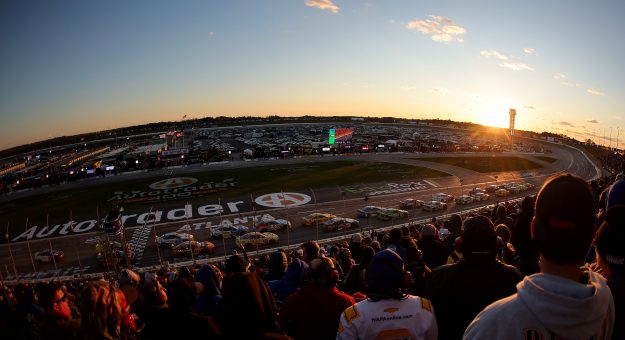 HAMPTON, GEORGIA - FEBRUARY 22: A general view of racing from the grandstands during the NASCAR Cup Series Autotrader 400 at Echo Park Speedway on February 22, 2026 in Hampton, Georgia. (Photo by Jonathan Bachman/Getty Images) | Getty Images