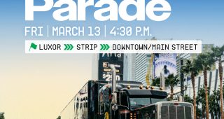 NASCAR hauler parade returns to the Las Vegas Strip