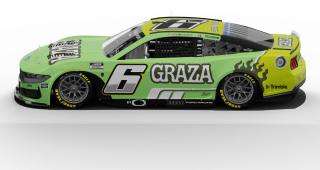 Graza Olive Oil sponsoring Brad Keselowski at COTA