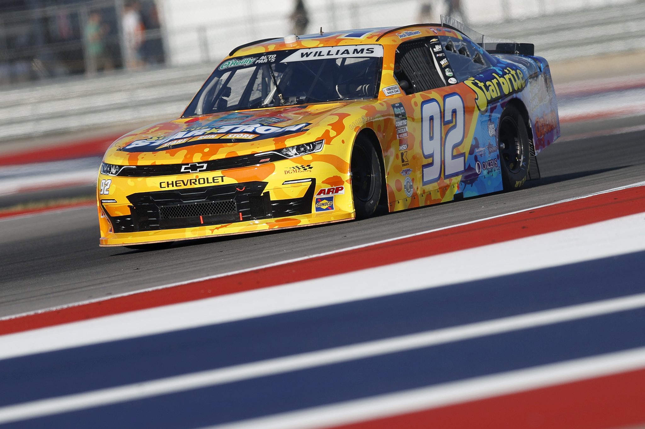 AUSTIN, TEXAS - FEBRUARY 27: Josh Williams, driver of the #92 Star Tron/Star Brite Chevrolet, drives during practice for the NASCAR O'Reilly Auto Parts Series Focused Health 250 at Circuit of The Americas on February 27, 2026 in Austin, Texas. (Photo by Logan Riely/Getty Images) | Getty Images
