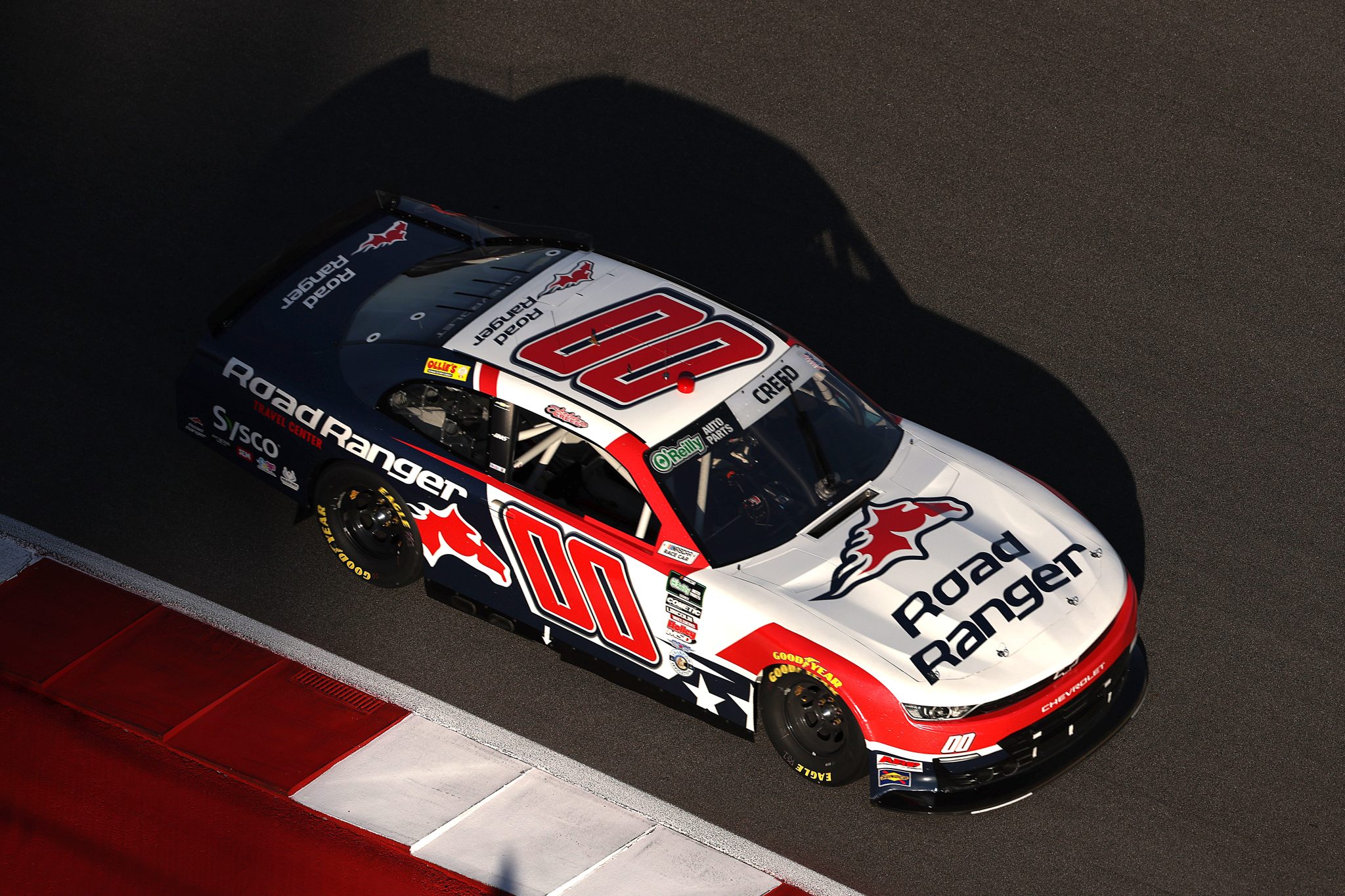 AUSTIN, TEXAS - FEBRUARY 27: Sheldon Creed, driver of the #00 Road Ranger Chevrolet, drives during practice for the NASCAR O'Reilly Auto Parts Series Focused Health 250 at Circuit of The Americas on February 27, 2026 in Austin, Texas. (Photo by James Gilbert/Getty Images) | Getty Images