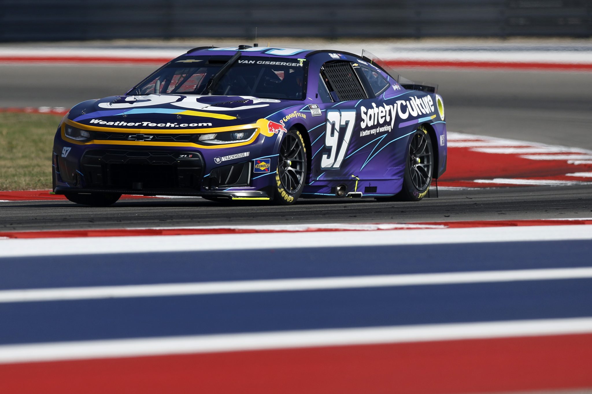 AUSTIN, TEXAS - FEBRUARY 28: Shane Van Gisbergen, driver of the #97 Safety Culture Chevrolet, drives during qualifying for the NASCAR Cup Series DuraMax Grand Prix Powered by RelaDyne at Circuit of The Americas on February 28, 2026 in Austin, Texas. (Photo by Logan Riely/Getty Images) | Getty Images