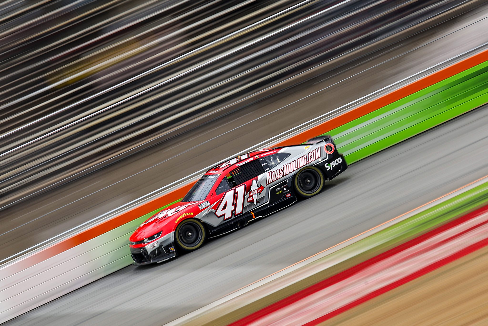 WINSTON SALEM, NORTH CAROLINA - FEBRUARY 04: Cole Custer, driver of the #41 HaasTooling.com Chevrolet, drives during the Last Chance qualifying race for the Cook Out Clash at Bowman Gray Stadium on February 04, 2026 in Winston Salem, North Carolina. (Photo by Jonathan Bachman/Getty Images) | Getty Images