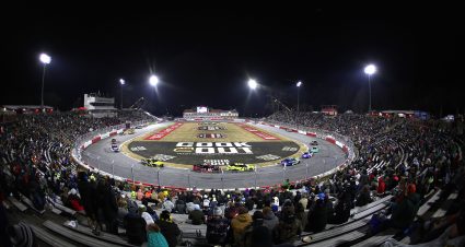 WINSTON SALEM, NORTH CAROLINA - FEBRUARY 04: A general view of racing from the grandstands during the Cook Out Clash at Bowman Gray Stadium at Bowman Gray Stadium on February 04, 2026 in Winston Salem, North Carolina. (Photo by Jonathan Bachman/Getty Images) | Getty Images
