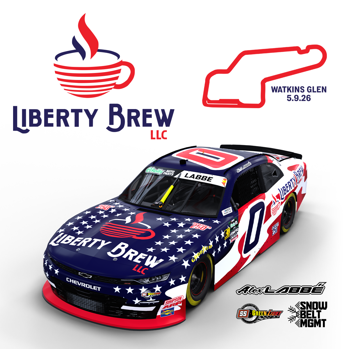 Alex Labbe Watkins Glen Scheme