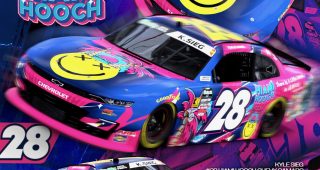 Hiami Hooch sponsoring Kyle Sieg at Daytona