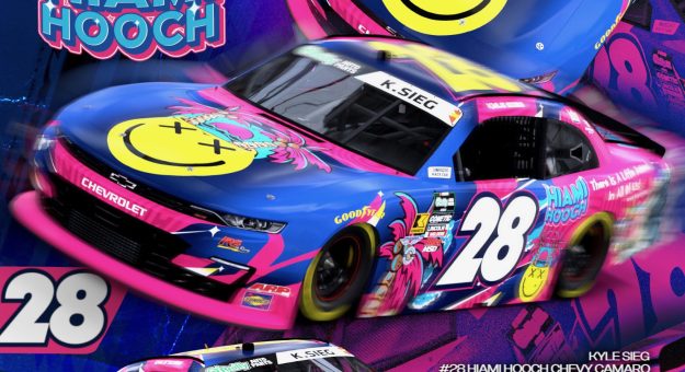 Visit Hiami Hooch sponsoring Kyle Sieg at Daytona page