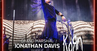 Jonathan Davis, frontman of KORN, to serve as grand marshal for the Pennzoil 400