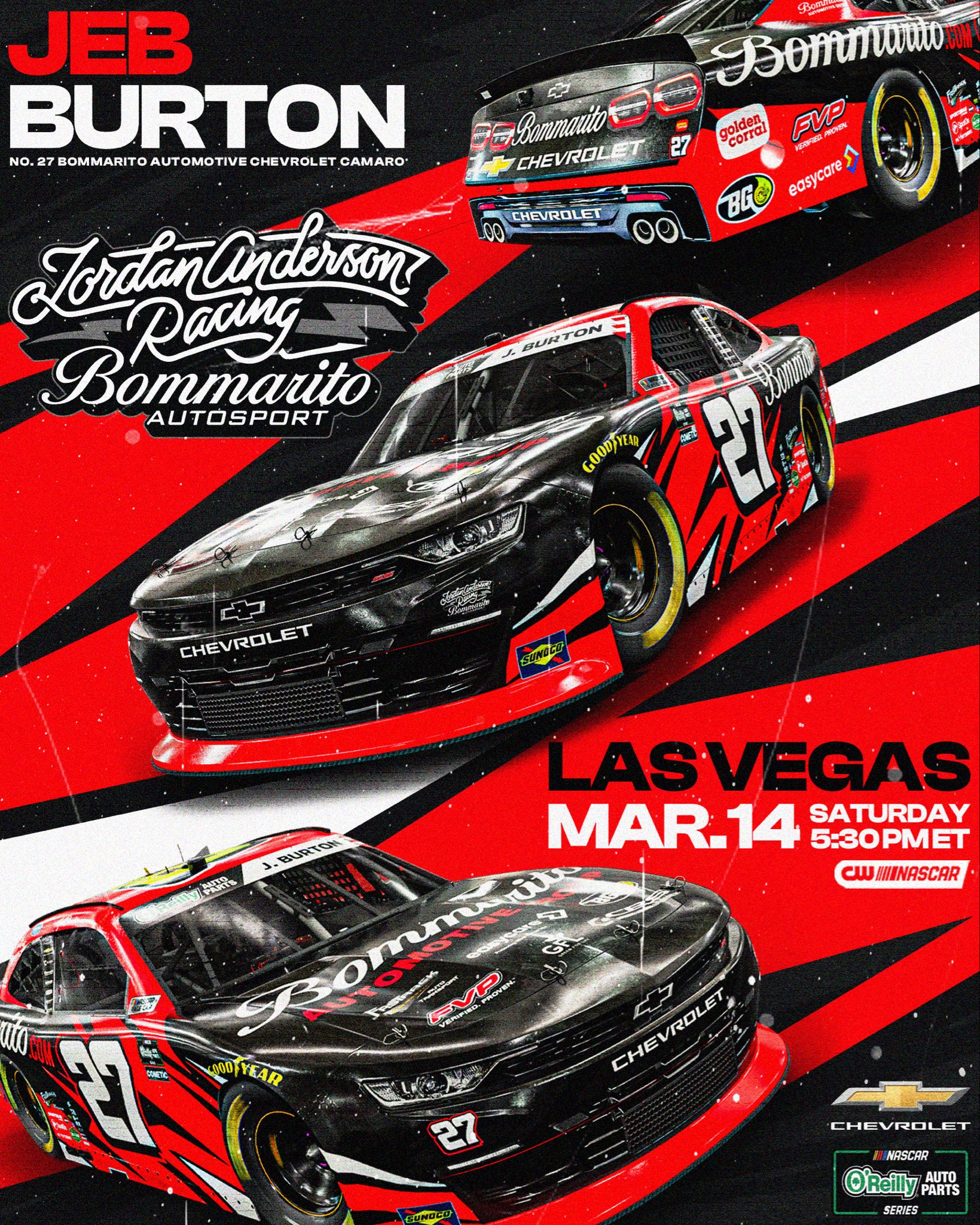Jeb Burton Las Vegas Scheme