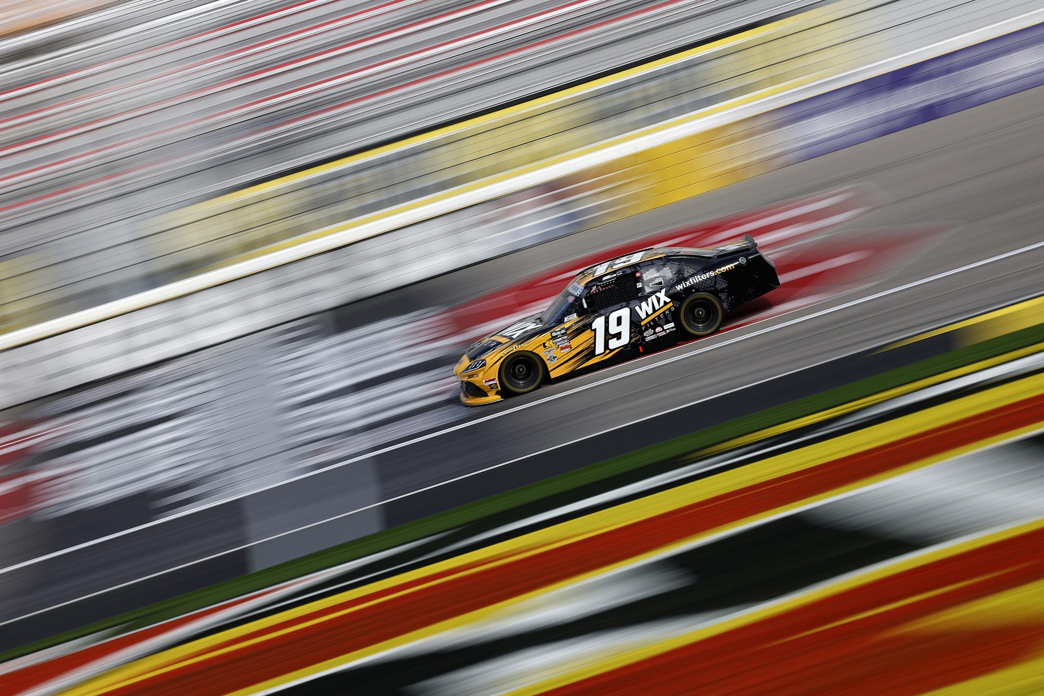 LAS VEGAS, NEVADA - MARCH 14: Chase Briscoe, driver of the #19 Wix Filters Toyota, drives during practice for the NASCAR O'Reilly Auto Parts Series The LiUNA! at Las Vegas Motor Speedway on March 14, 2026 in Las Vegas, Nevada. (Photo by Sean Gardner/Getty Images) | Getty Images
