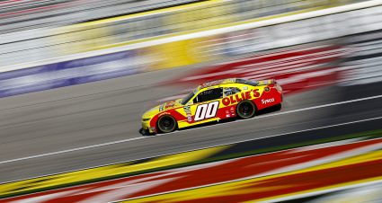 LAS VEGAS, NEVADA - MARCH 14: Sheldon Creed, driver of the #00 Ollie's Chevrolet, drives during practice for the NASCAR O'Reilly Auto Parts Series The LiUNA!  at Las Vegas Motor Speedway on March 14, 2026 in Las Vegas, Nevada. (Photo by Sean Gardner/Getty Images) | Getty Images