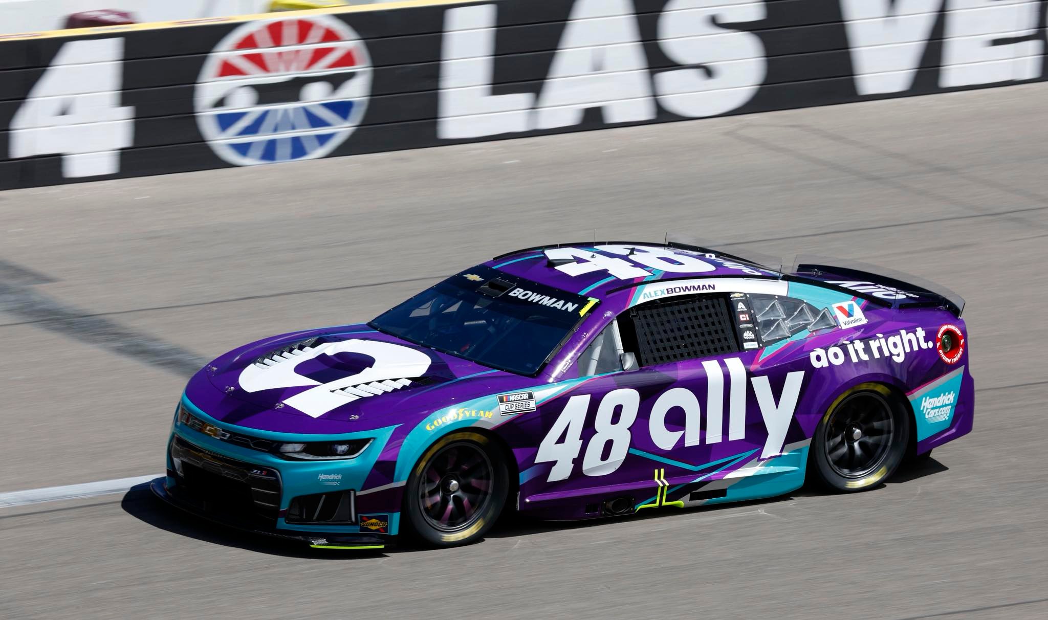 March 14, 2026: during the Pennzoil 400 NASCAR Cup Series race at Las Vegas Speedway in Las Vegas, NV. (HHP/Tom Copeland)
