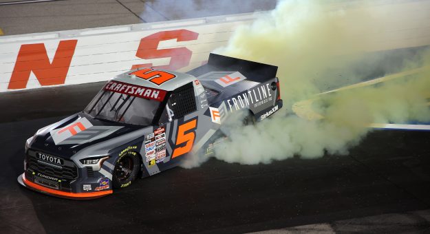 Visit Truck Series Darlington post-race inspection page