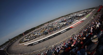DARLINGTON, SOUTH CAROLINA - MARCH 22: A general view of racing from the grandstands during the NASCAR Cup Series Goodyear 400 at Darlington Raceway on March 22, 2026 in Darlington, South Carolina. (Photo by Jonathan Bachman/Getty Images) | Getty Images