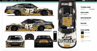 Brad Perez competing for Young's Motorsports at Martinsville