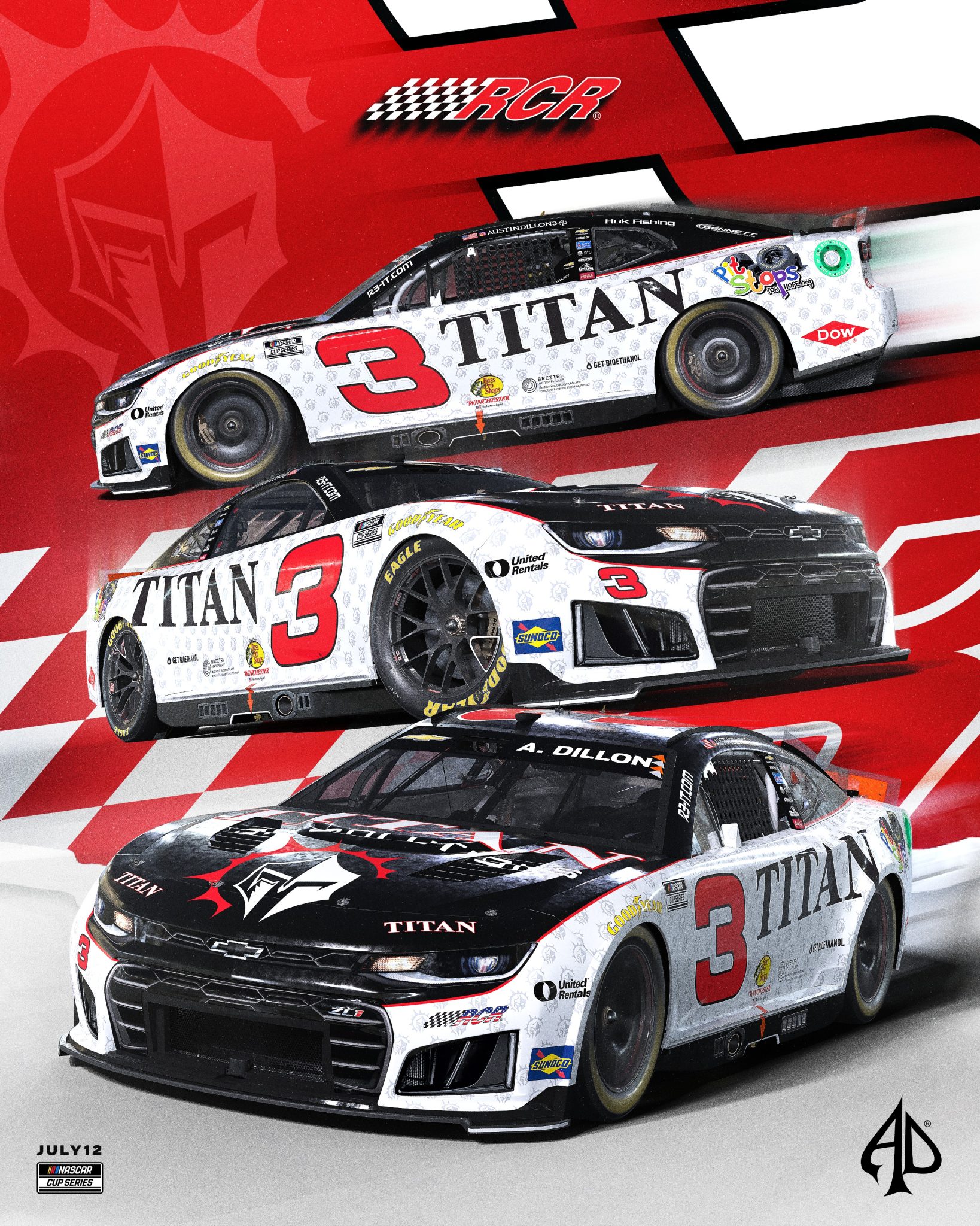 Austin Dillon Atlanta Scheme