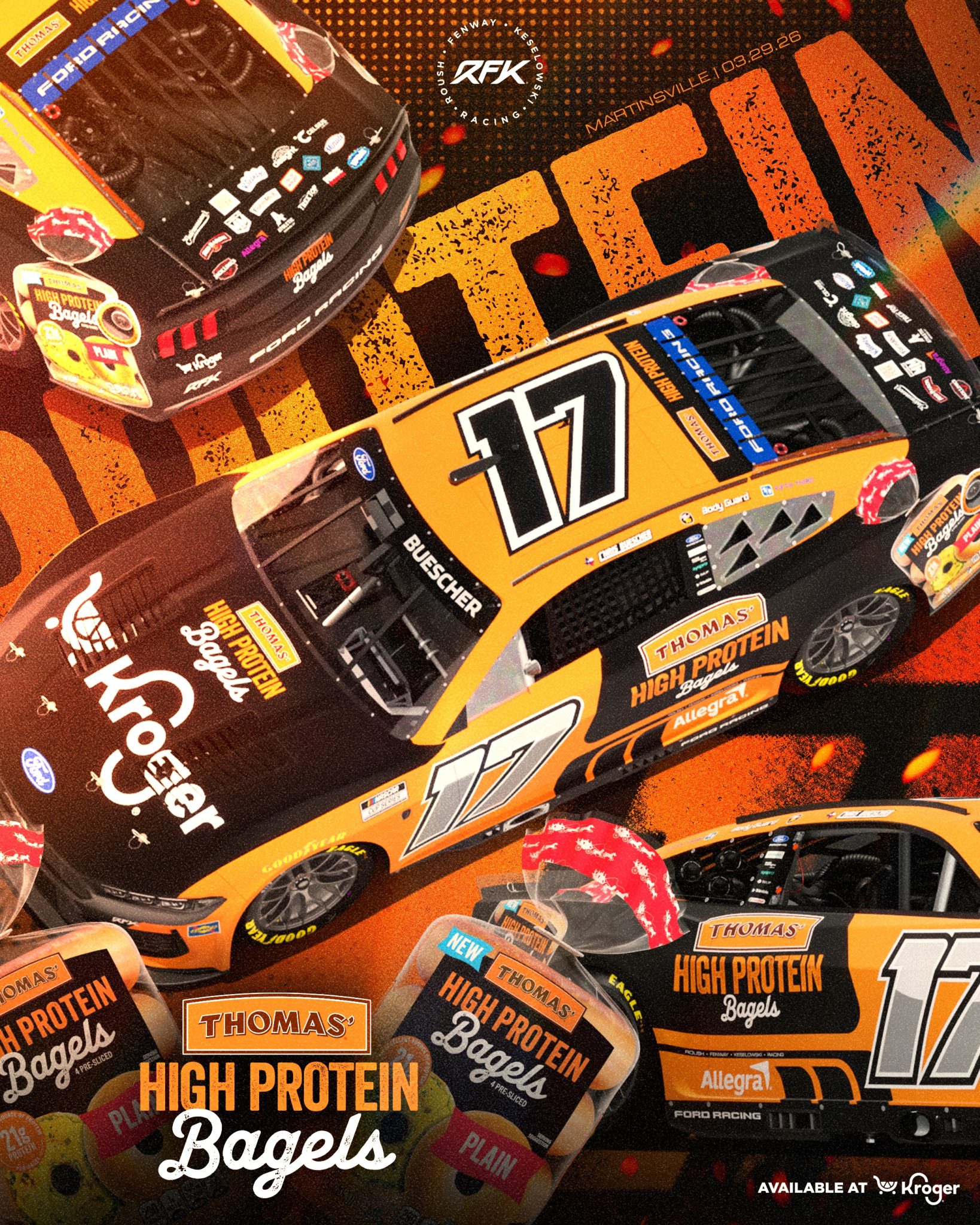 Chris Buescher Martinsville Scheme