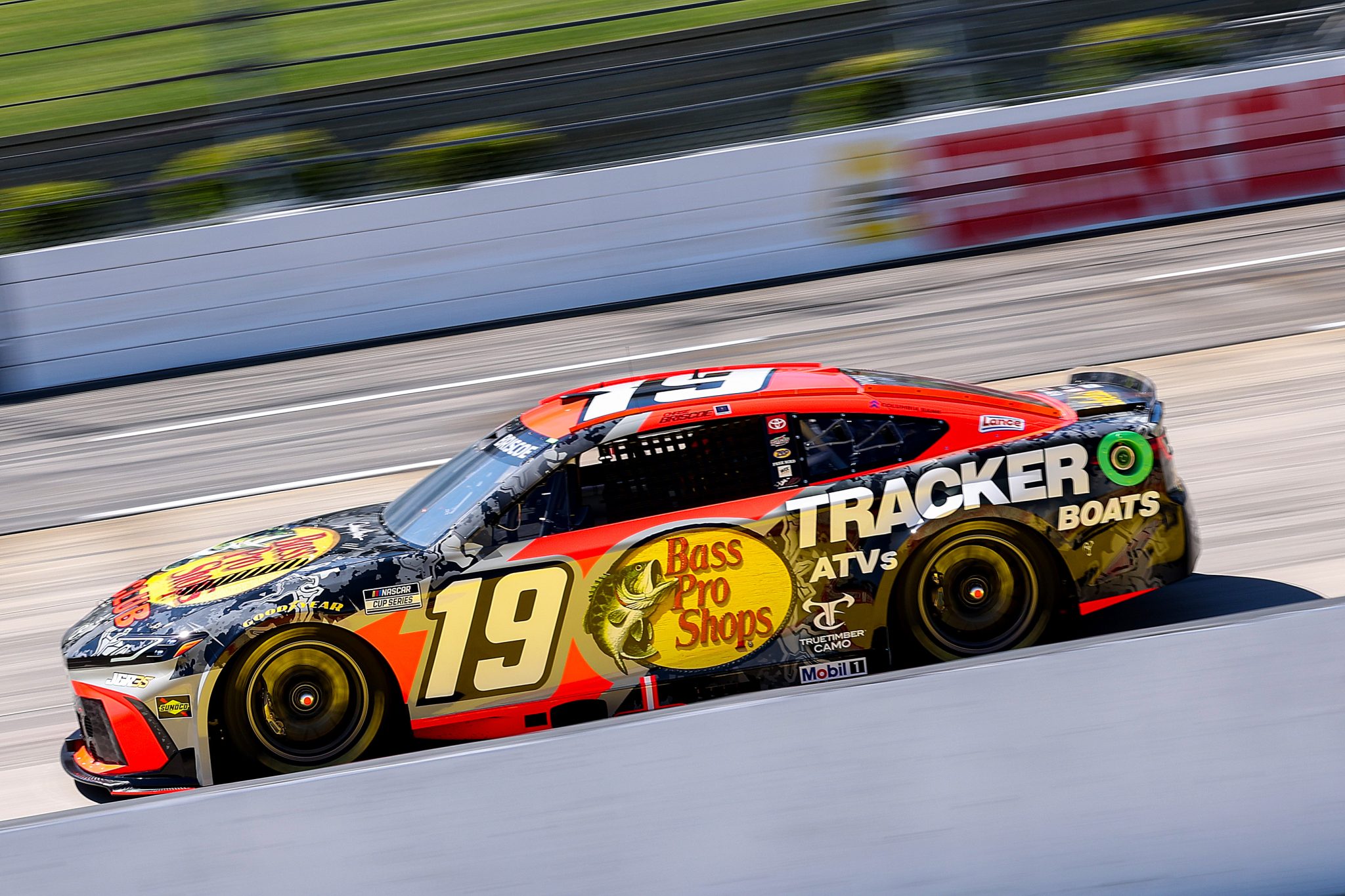 MARTINSVILLE, VIRGINIA - MARCH 28: Chase Briscoe, driver of the #19 Bass Pro Shops Toyota, drives during practice for the NASCAR Cup Series Cook Out 400 at Martinsville Speedway on March 28, 2026 in Martinsville, Virginia. (Photo by David Jensen/Getty Images) | Getty Images