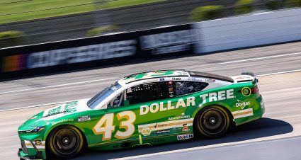 MARTINSVILLE, VIRGINIA - MARCH 28: Erik Jones, driver of the #43 Dollar Tree Toyota, drives during practice for the NASCAR Cup Series Cook Out 400 at Martinsville Speedway on March 28, 2026 in Martinsville, Virginia. (Photo by David Jensen/Getty Images) | Getty Images