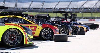 MARTINSVILLE, VIRGINIA - MARCH 28: A general view of cars on the grid during practice for the NASCAR Cup Series Cook Out 400 at Martinsville Speedway on March 28, 2026 in Martinsville, Virginia. (Photo by David Jensen/Getty Images) | Getty Images