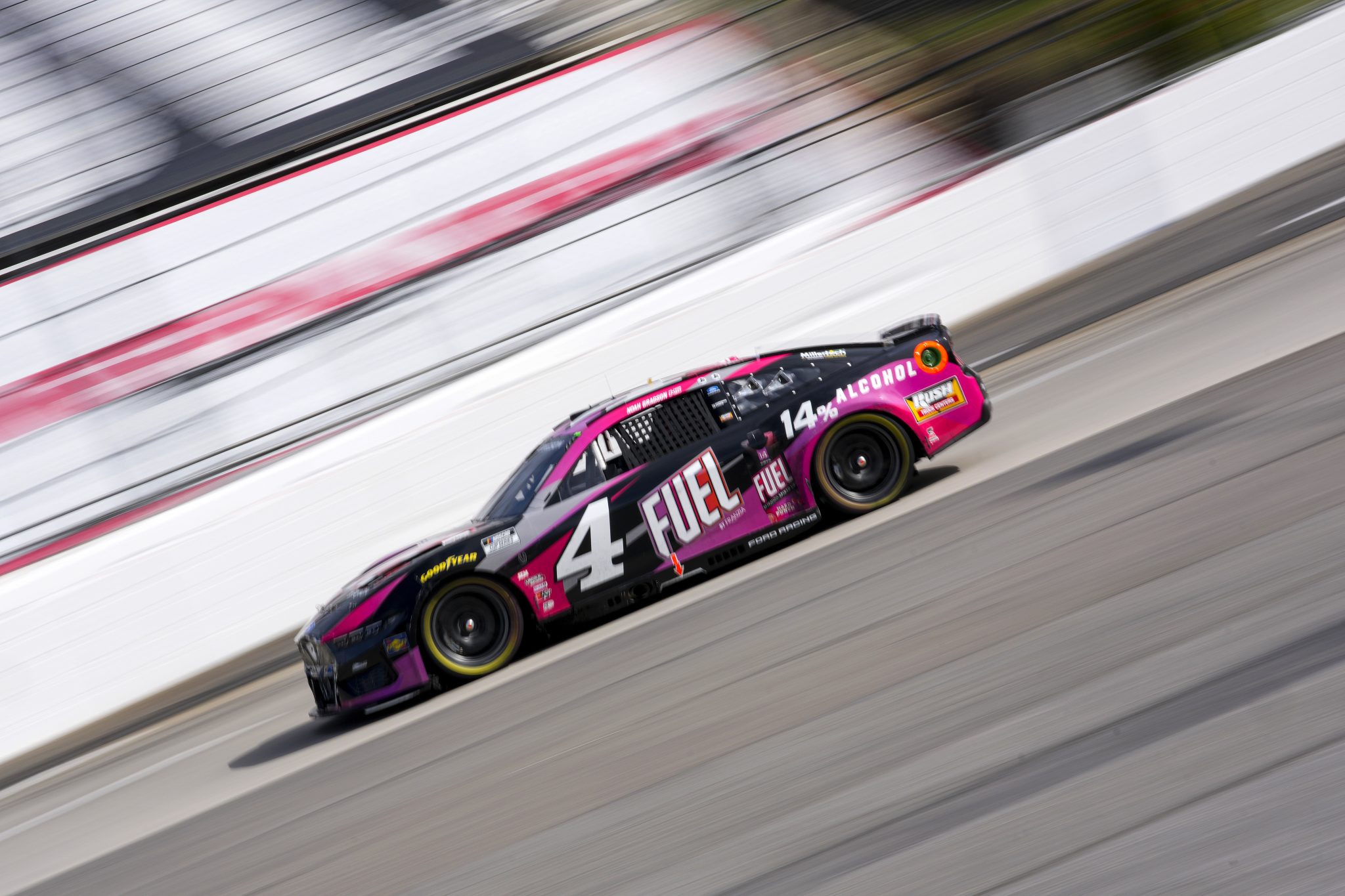 MARTINSVILLE, VIRGINIA - MARCH 29: Noah Gragson, driver of the #4 FUEL by Franzia Ford, drives during the NASCAR Cup Series Cook Out 400 at Martinsville Speedway on March 29, 2026 in Martinsville, Virginia. (Photo by Jacob Kupferman/Getty Images) | Getty Images
