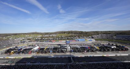 MARTINSVILLE, VIRGINIA - MARCH 29: A general view of racing during the NASCAR Cup Series Cook Out 400 at Martinsville Speedway on March 29, 2026 in Martinsville, Virginia. (Photo by Jacob Kupferman/Getty Images) | Getty Images