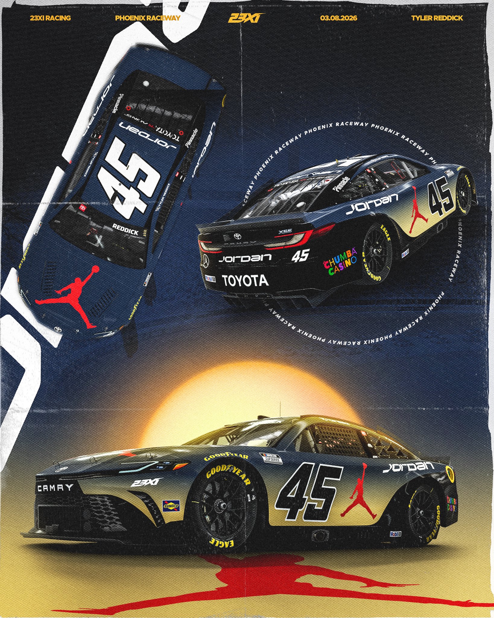 Tyler Reddick Phoenix Scheme