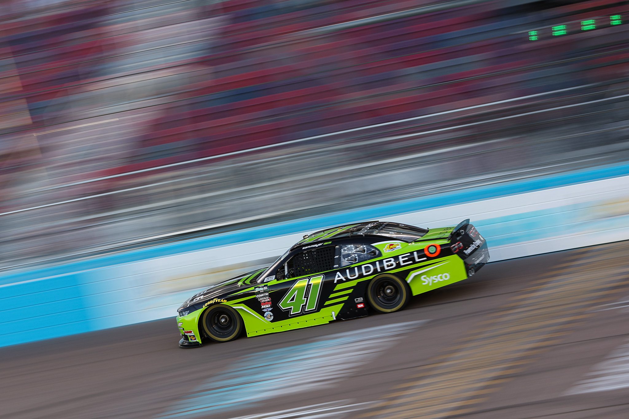 AVONDALE, ARIZONA - MARCH 06: Sam Mayer, driver of the #41 Audibel Chevrolet, drives during practice for the NASCAR O'Reilly Auto Parts Series GOVX 200 at Phoenix Raceway on March 06, 2026 in Avondale, Arizona. (Photo by Meg Oliphant/Getty Images) | Getty Images