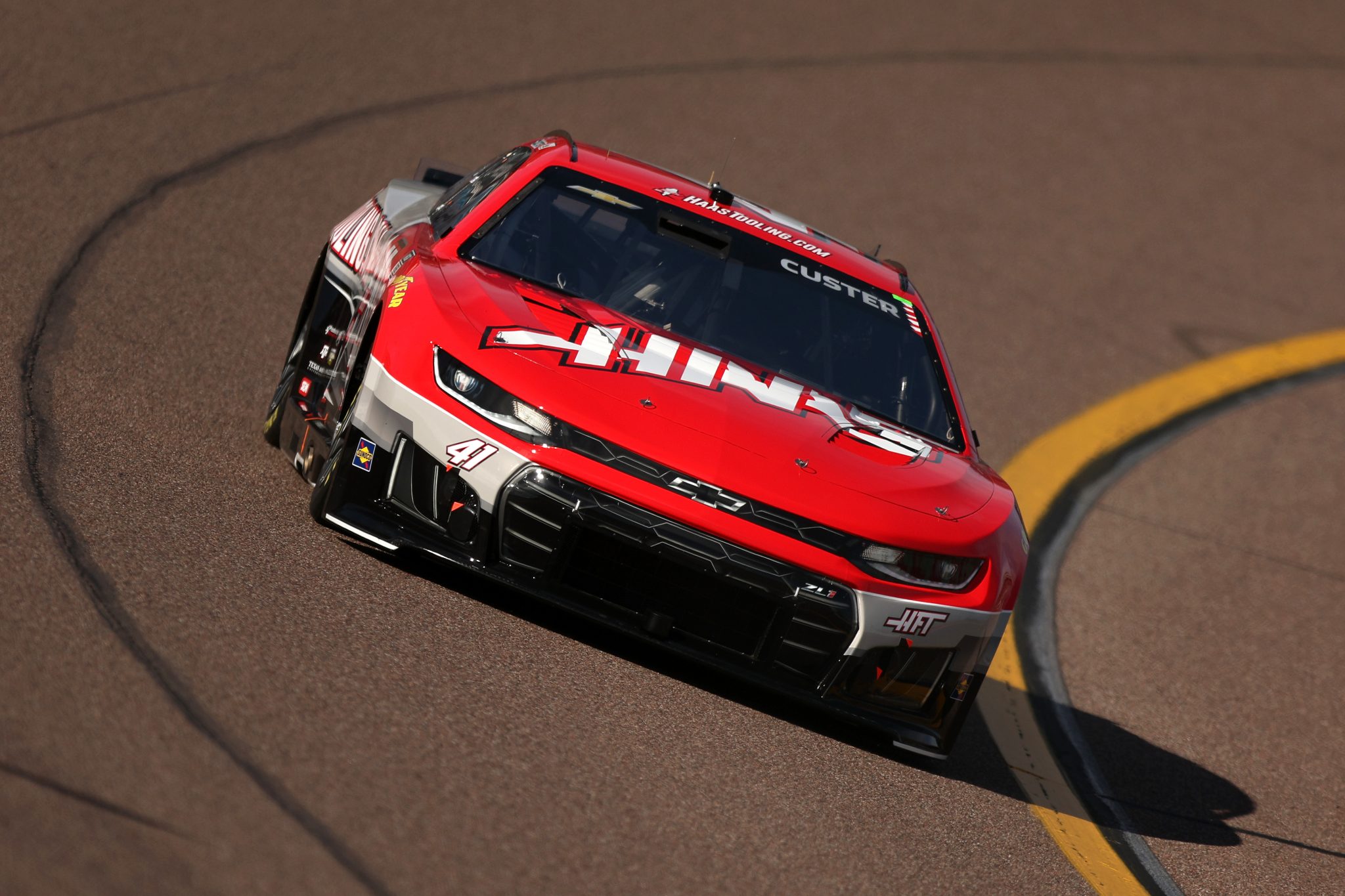 AVONDALE, ARIZONA - MARCH 07: Cole Custer, driver of the #41 HaasTooling.com Chevrolet, drives during practice for the NASCAR Cup Series Straight Talk Wireless 500 at Phoenix Raceway on March 07, 2026 in Avondale, Arizona. (Photo by Meg Oliphant/Getty Images) | Getty Images