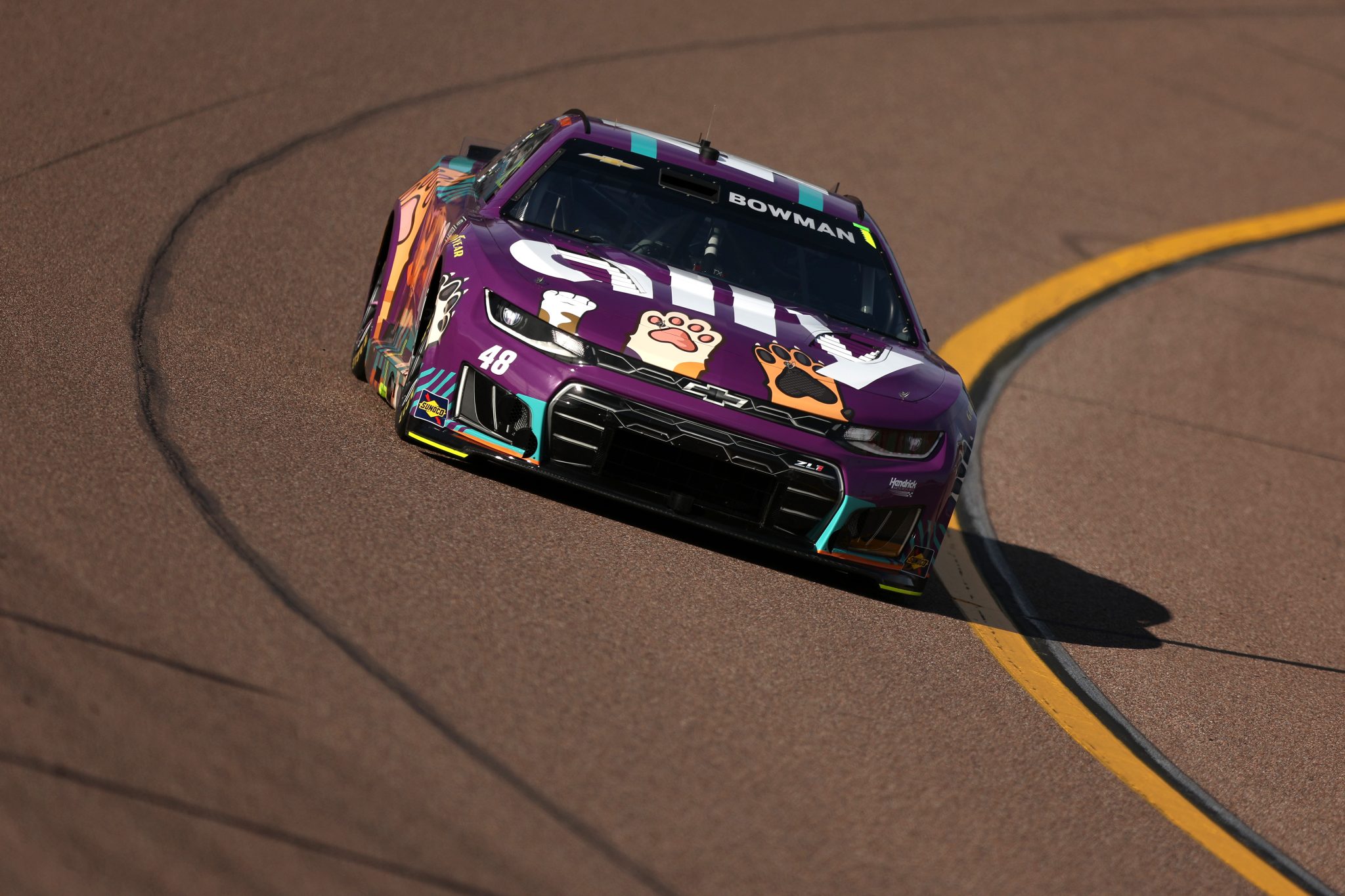 AVONDALE, ARIZONA - MARCH 07: Anthony Alfredo, driver of the #48 Ally Best Friends Chevrolet, drives during practice for the NASCAR Cup Series Straight Talk Wireless 500 at Phoenix Raceway on March 07, 2026 in Avondale, Arizona. (Photo by Meg Oliphant/Getty Images) | Getty Images