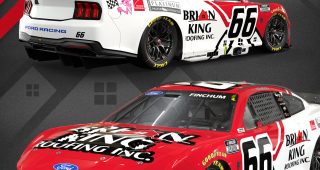 Chad Finchum running Bristol Cup race with Garage 66