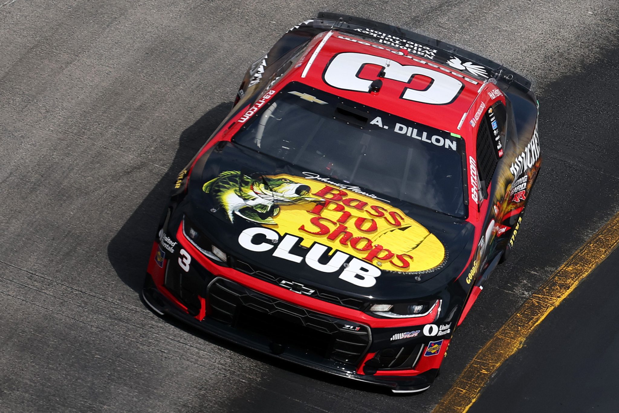 BRISTOL, TENNESSEE - APRIL 11: Austin Dillon, driver of the #3 Bass Pro Shops/Winchester Long Beard XR Chevrolet, drives during practice for the NASCAR Cup Series Food City 500 at Bristol Motor Speedway on April 11, 2026 in Bristol, Tennessee. (Photo by Chris Graythen/Getty Images) | Getty Images