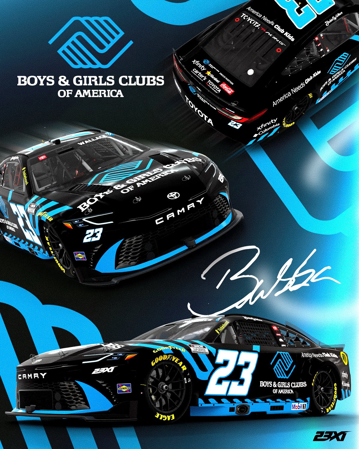 Bubba Wallace Kansas Scheme