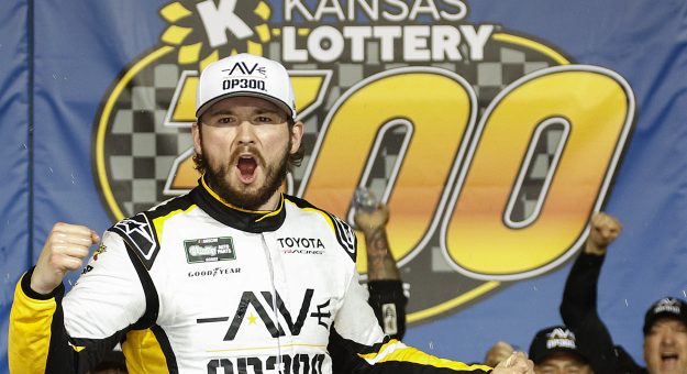 Visit Taylor Gray wins eventful O’Reilly Auto Parts Series race at Kansas page