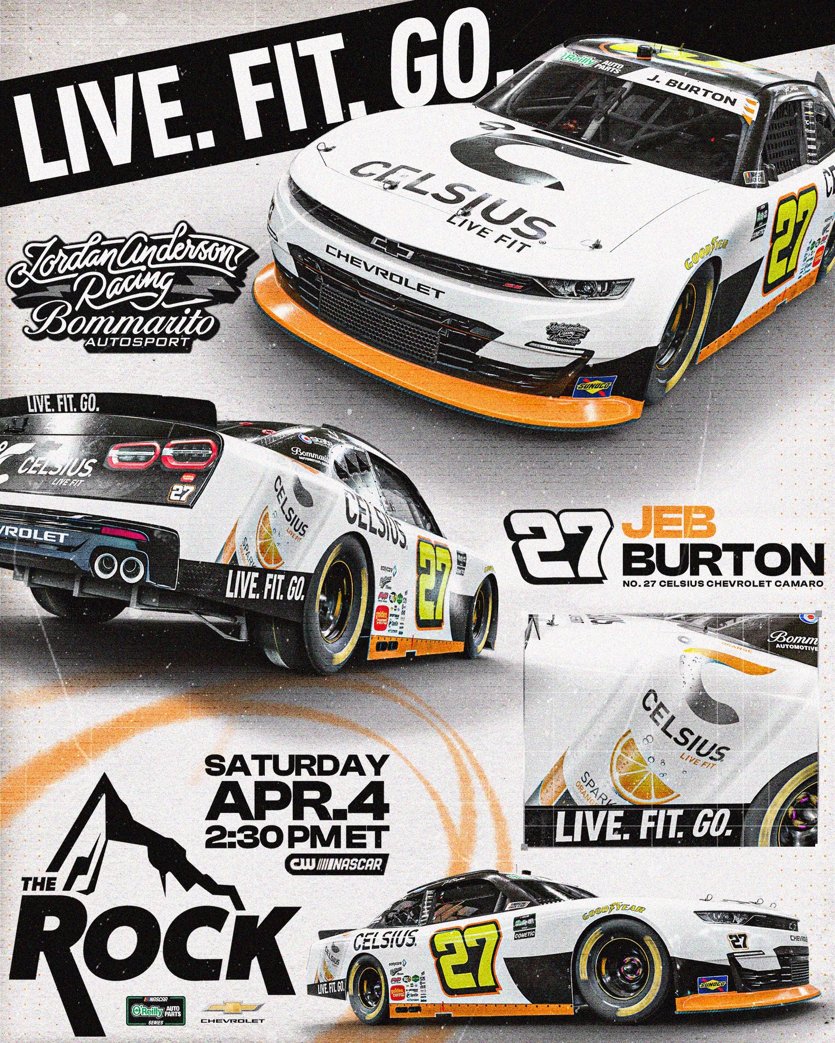 Jeb Burton Rockingham Scheme