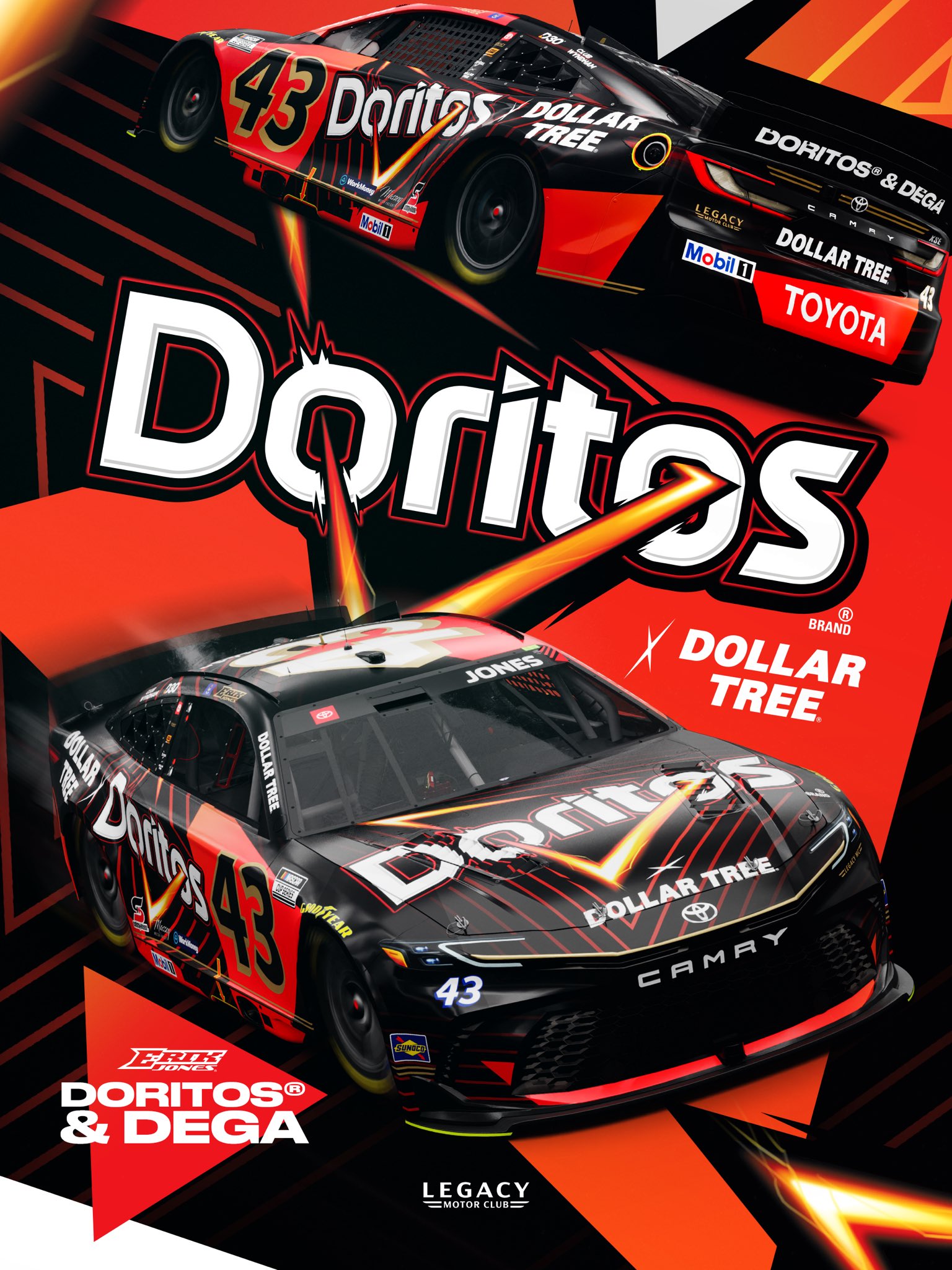 2026 Talladega1 43 Jones Doritos