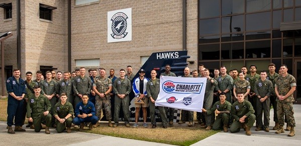 Visit Chase Elliott kicks off 2026 Mission 600 with visit to Marine Corps Air Station Beaufort page