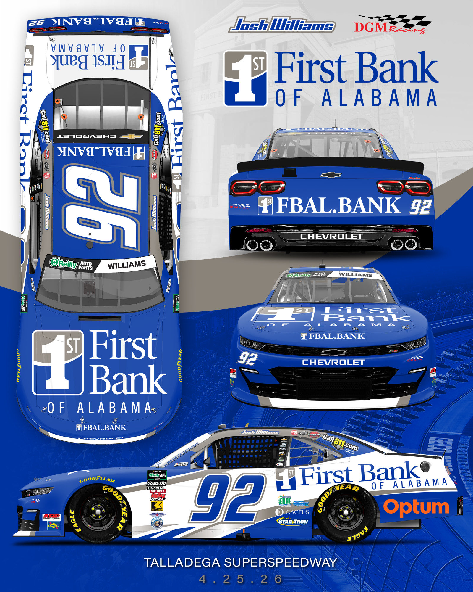 Josh Williams Talladega Scheme