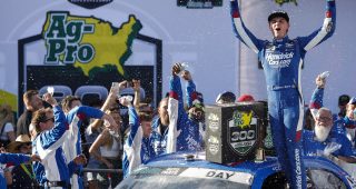 It's a new day: Corey Day scores first O'Reilly victory at Talladega