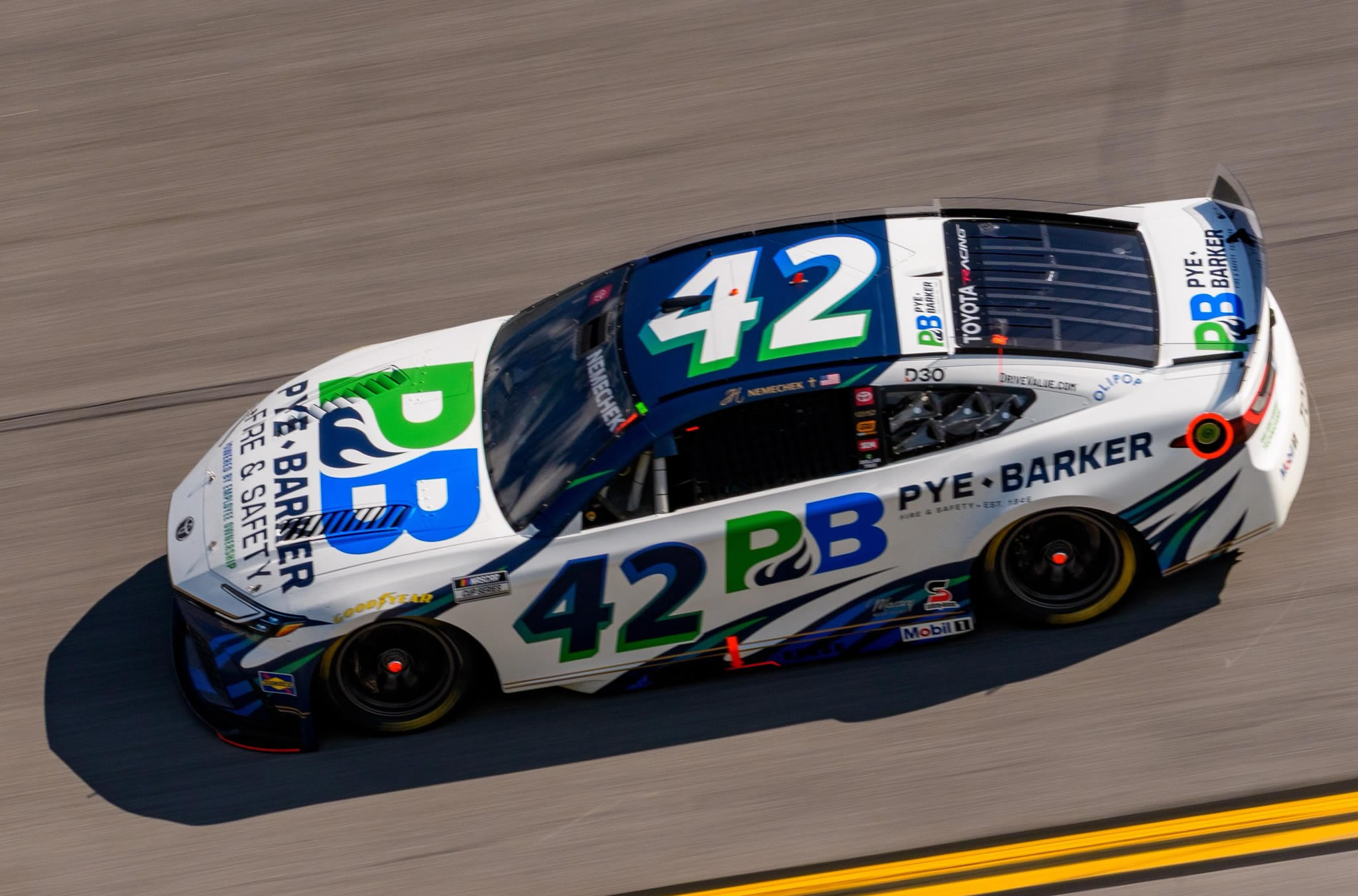 2026 Talladega1 42 Nemechek Pyebarker