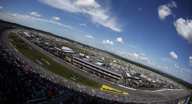 TALLADEGA, ALABAMA - APRIL 26: A general view of racing during the NASCAR Cup Series Jack Link's 500 at Talladega Superspeedway on April 26, 2026 in Talladega, Alabama. (Photo by Sean Gardner/Getty Images) | Getty Images