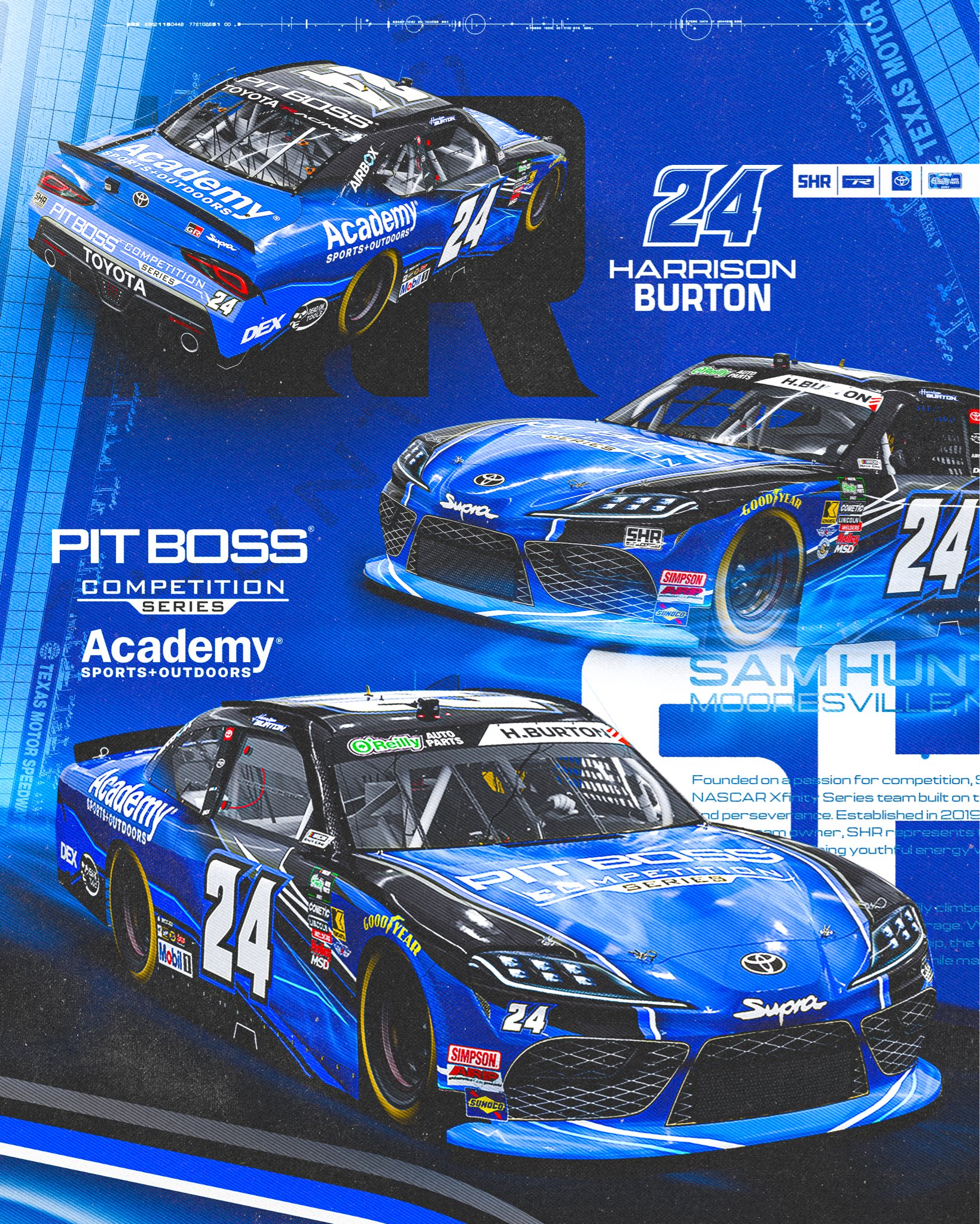Harrison Burton Texas Scheme