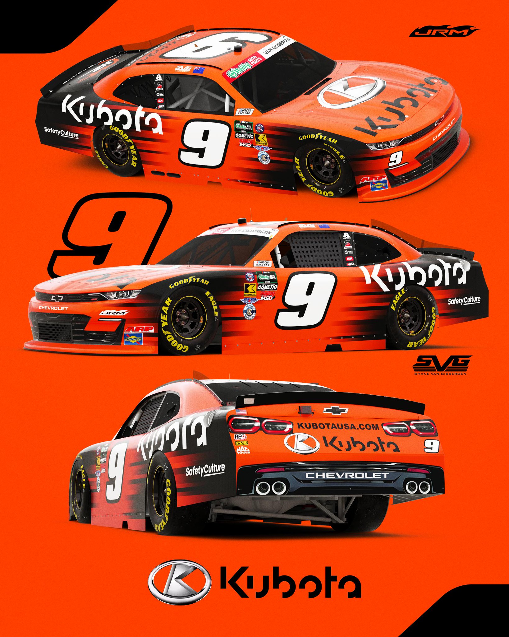Shane Van Gisbergen Watkins Glen Scheme