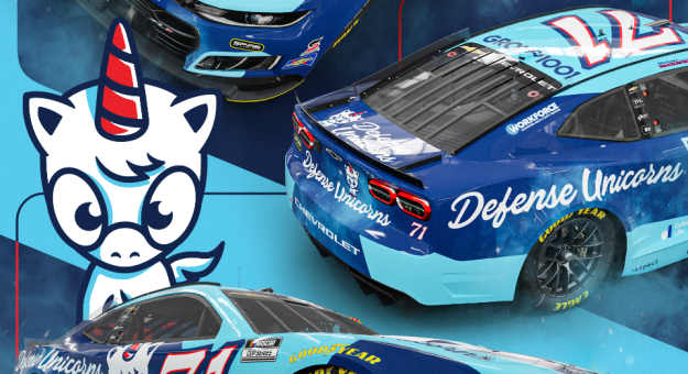 Visit Defense Unicorns partners with Michael McDowell, Spire Motorsports for Naval Base Coronado page