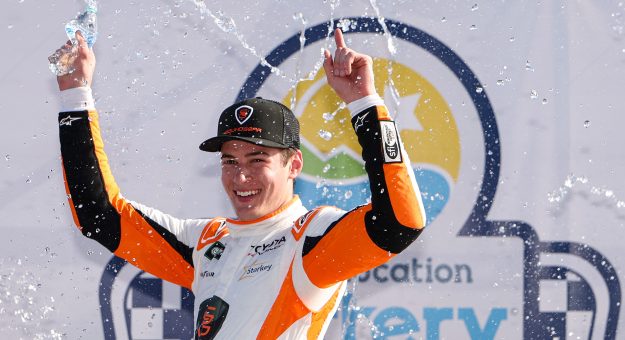 Visit William Sawalich scores first O’Reilly Auto Parts Series victory at Rockingham page