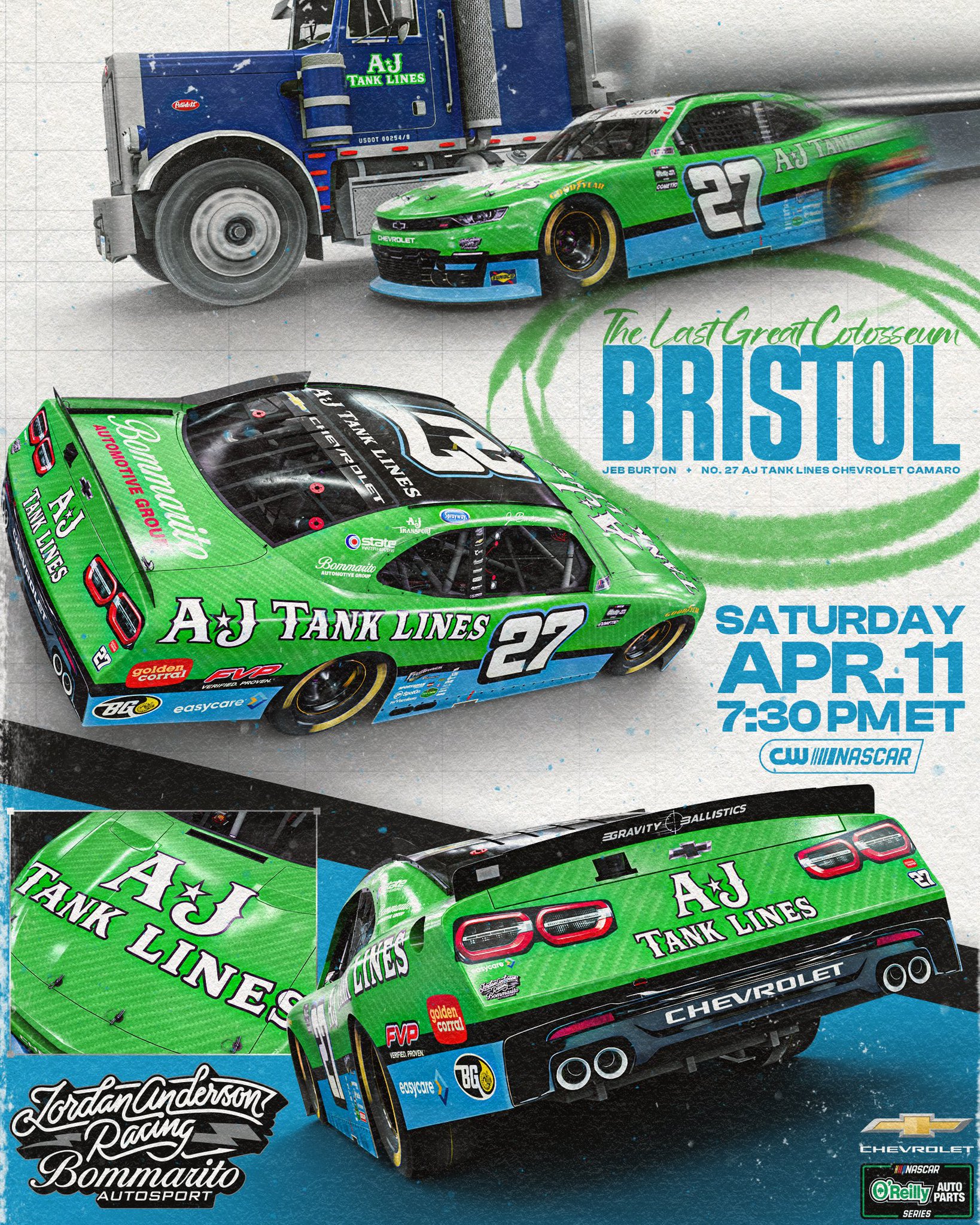 Jeb Burton Bristol Scheme
