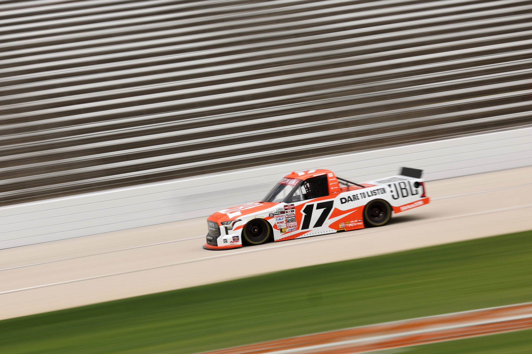 FORT WORTH, TEXAS - MAY 01: Giovanni Ruggiero, driver of the #17 TRICON Garage Toyota, practices for the NASCAR Craftsman Truck Series SpeedyCash.com 250 at Texas Motor Speedway on May 01, 2026 in Fort Worth, Texas. (Photo by James Gilbert/Getty Images) | Getty Images