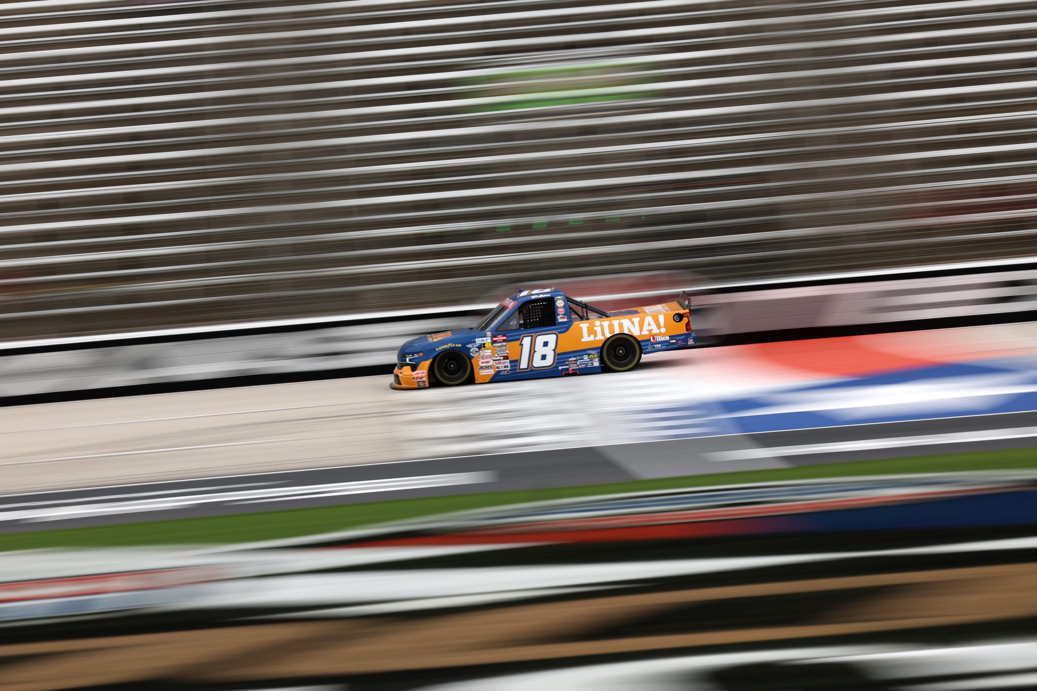 FORT WORTH, TEXAS - MAY 01: Tyler Ankrum, driver of the #18 McAnally Hilgemann Racing Chevrolet, practices for the NASCAR Craftsman Truck Series SpeedyCash.com 250 at Texas Motor Speedway on May 01, 2026 in Fort Worth, Texas. (Photo by James Gilbert/Getty Images) | Getty Images